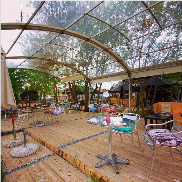 Überdachung Freds Garten